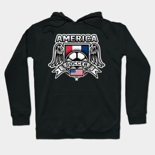 America Soccer Futbol Hoodie